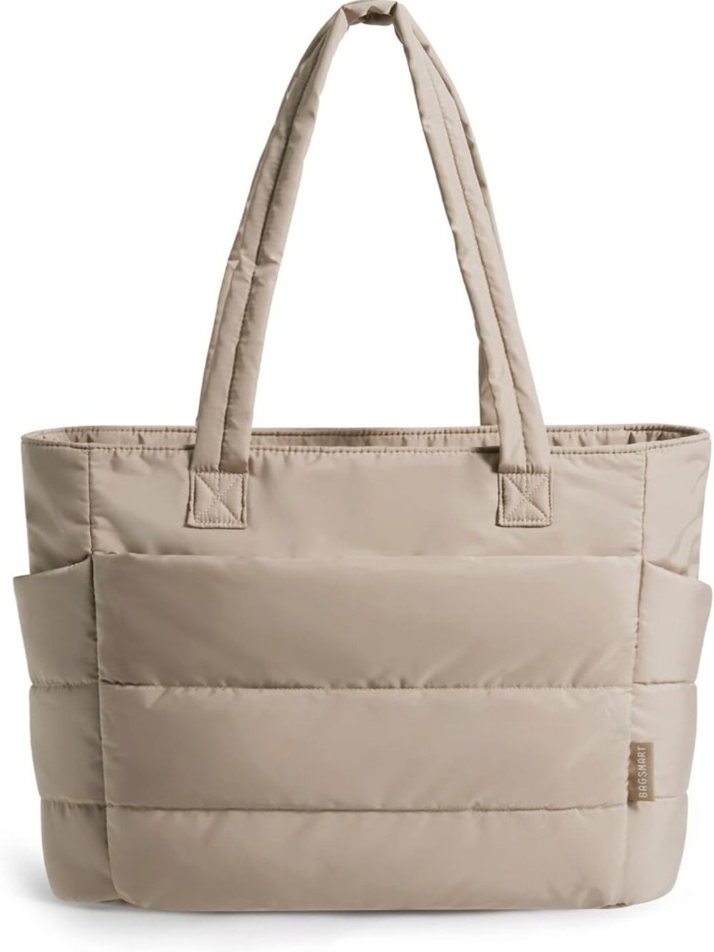 Lightweight Quilted Tote Bag for Women | 20L Work Handbag for 15.6" Laptop